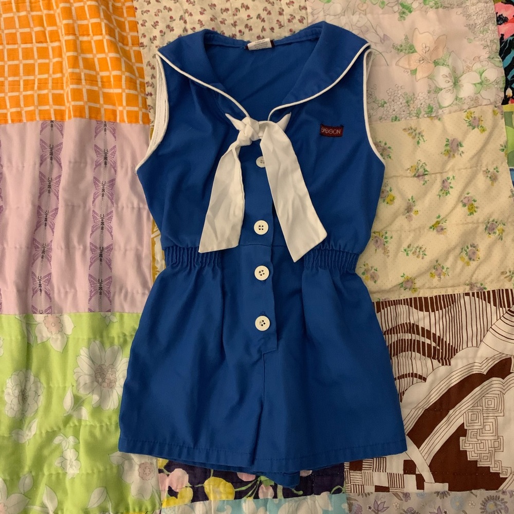 vintage girls jumpsuit